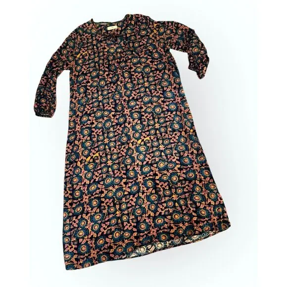 NATURAL LIFE Navy and Pink Floral Maxi Dress - Picture 12 of 13